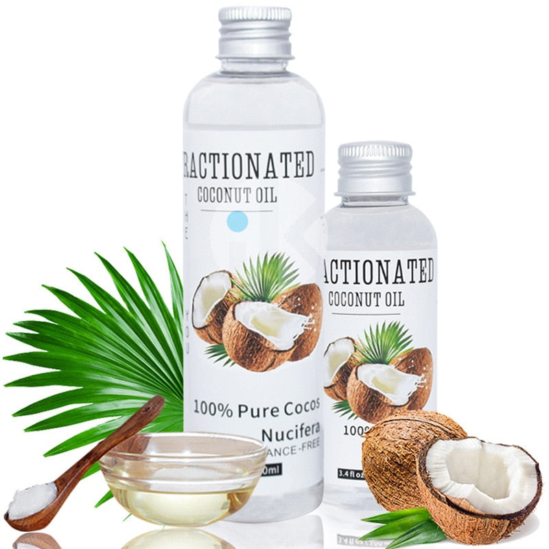 100ml *2 Pure Natural Coconut Essential Oil – Multipurpose Skin, Hair, and Massage Care Oil