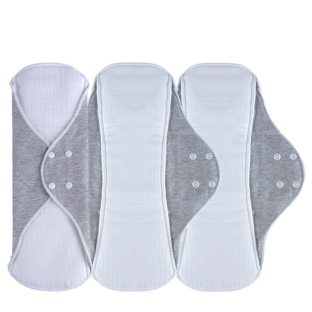 Reusable Menstrual Pads for Women Double-layer cotton gauze Large Period Pads Set