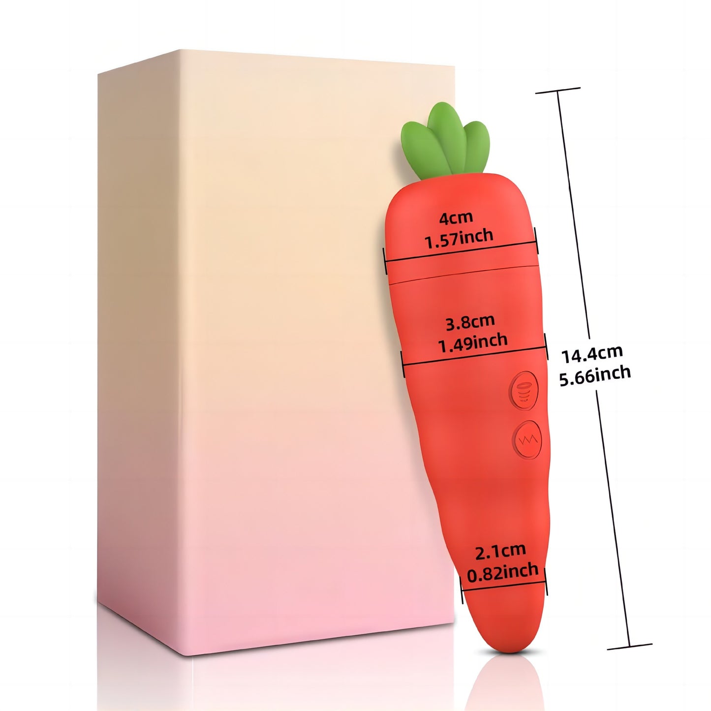 Cute carrot massager