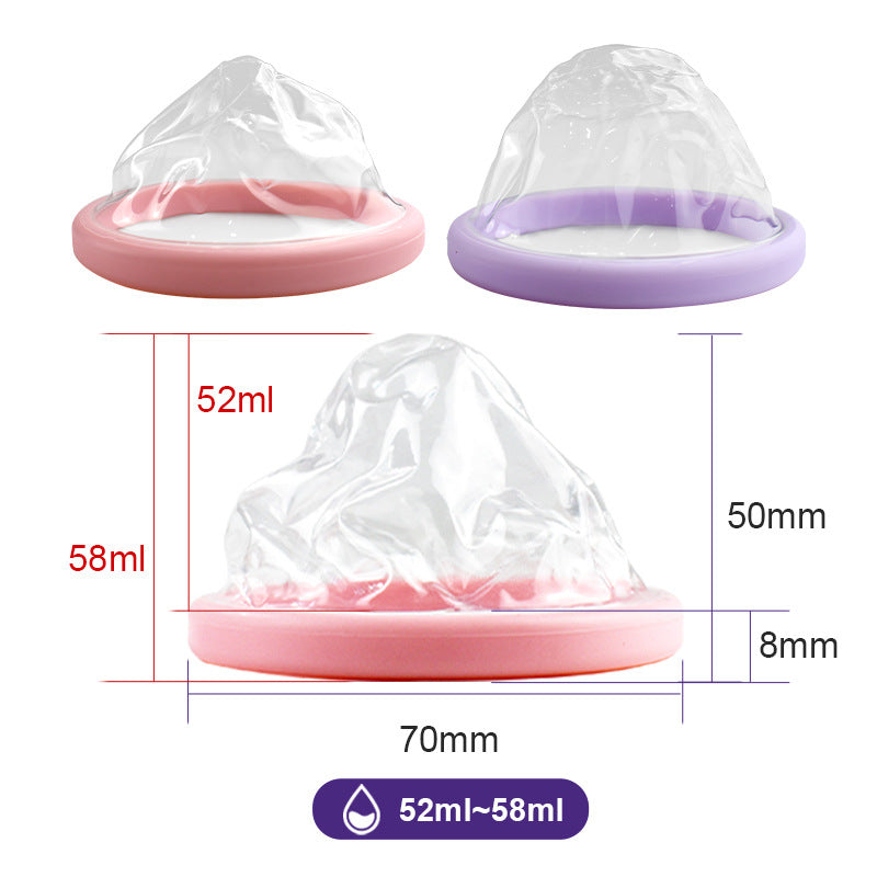 50 PCS Eco-friendly Disposable Menstruales Period Disc Menstrual Disc Cup Silicone
