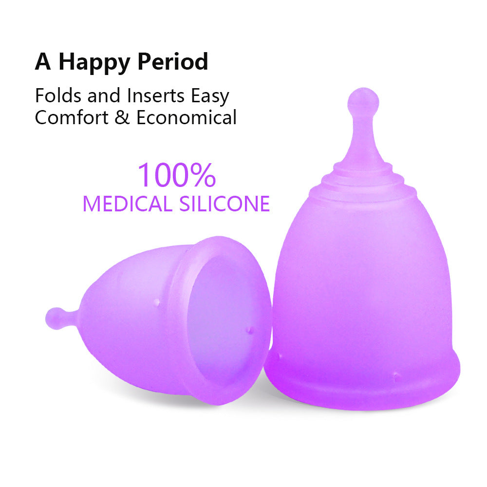 2 Pack Menstrual Cup Reusable Steriliser period Cup