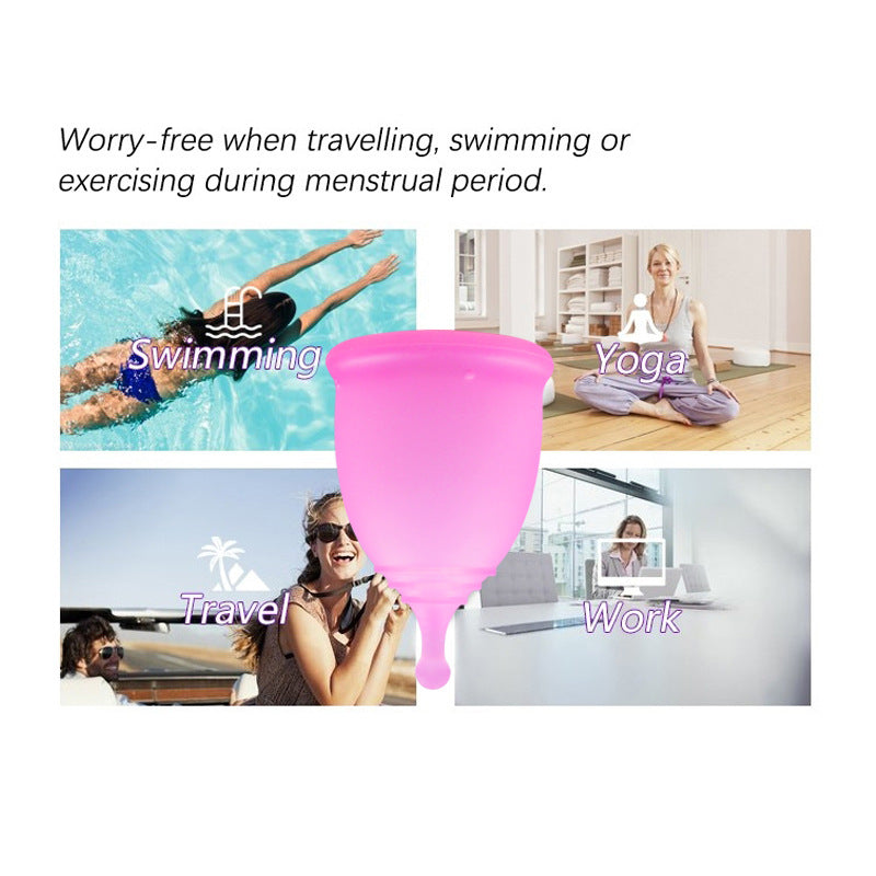 2 Pack Menstrual Cup Reusable Steriliser period Cup
