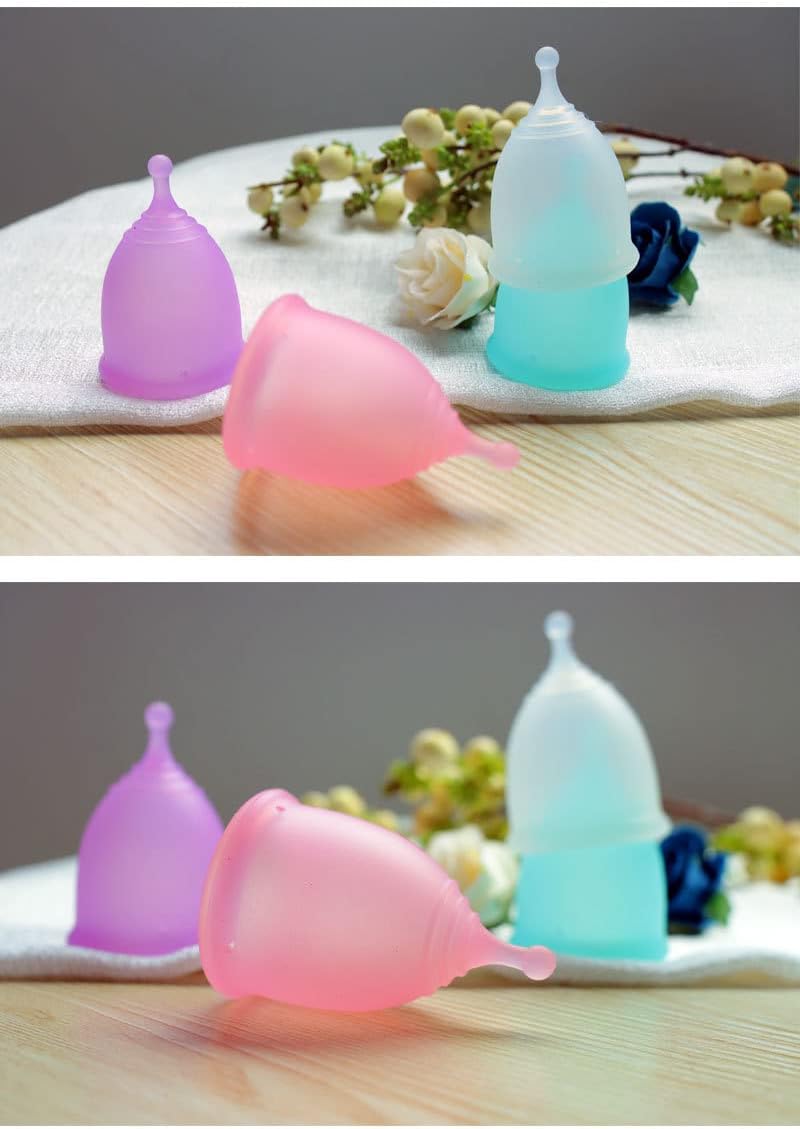 Menstrual Cup Set - Pink - Menstrual Cup Made of Medical Silicone