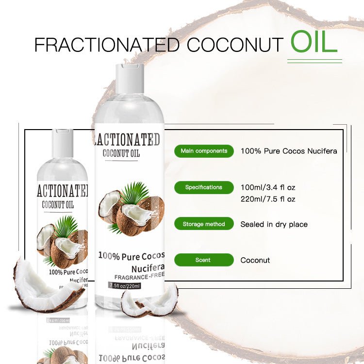 100ml *2 Pure Natural Coconut Essential Oil – Multipurpose Skin, Hair, and Massage Care Oil