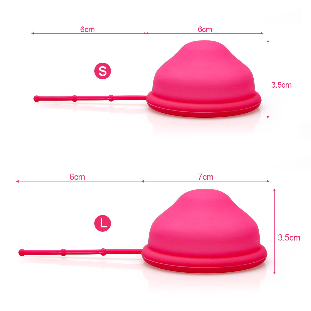 Menstrual Cup Disc Extra-Thin Silicone Period Cup