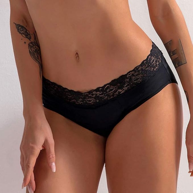breathable and leak-proof high waist menstrual underwear Middle Flow 3pack