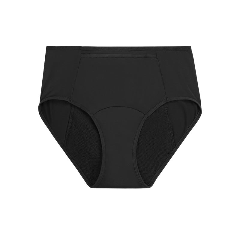 Nylon large size leak-proof menstrual period panties with pocket design 3PCS