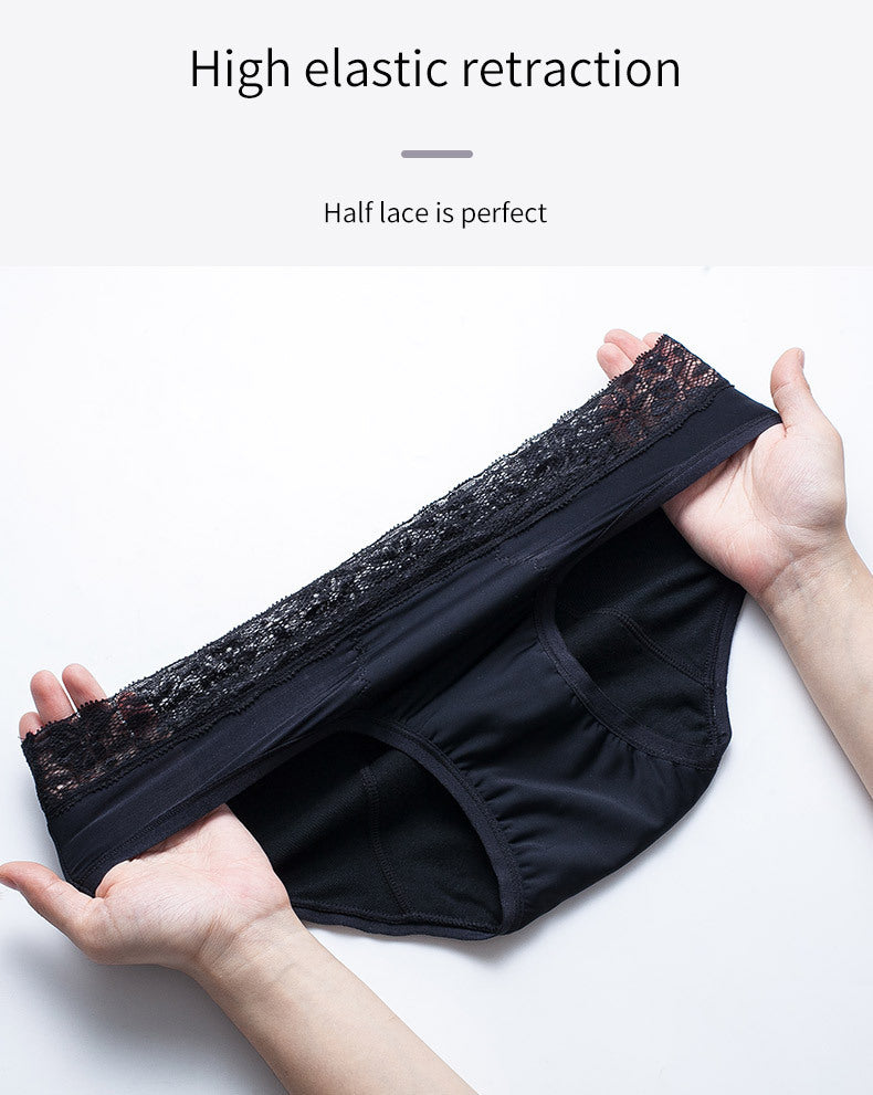 breathable and leak-proof high waist menstrual underwear Middle Flow 3pack