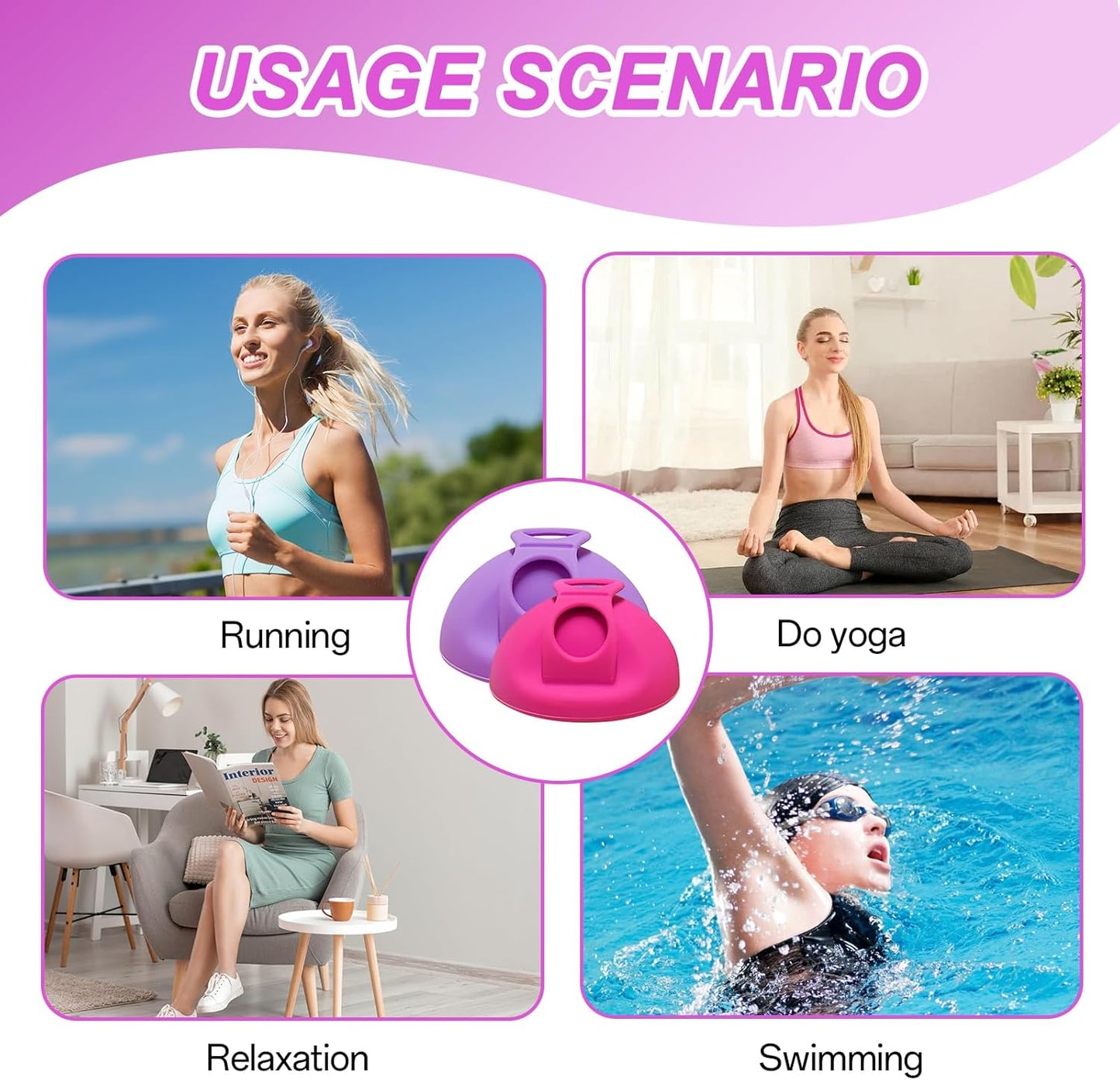 Silicone Period Disco Menstrual Disc Reusable Menstrual Disc 2PCS