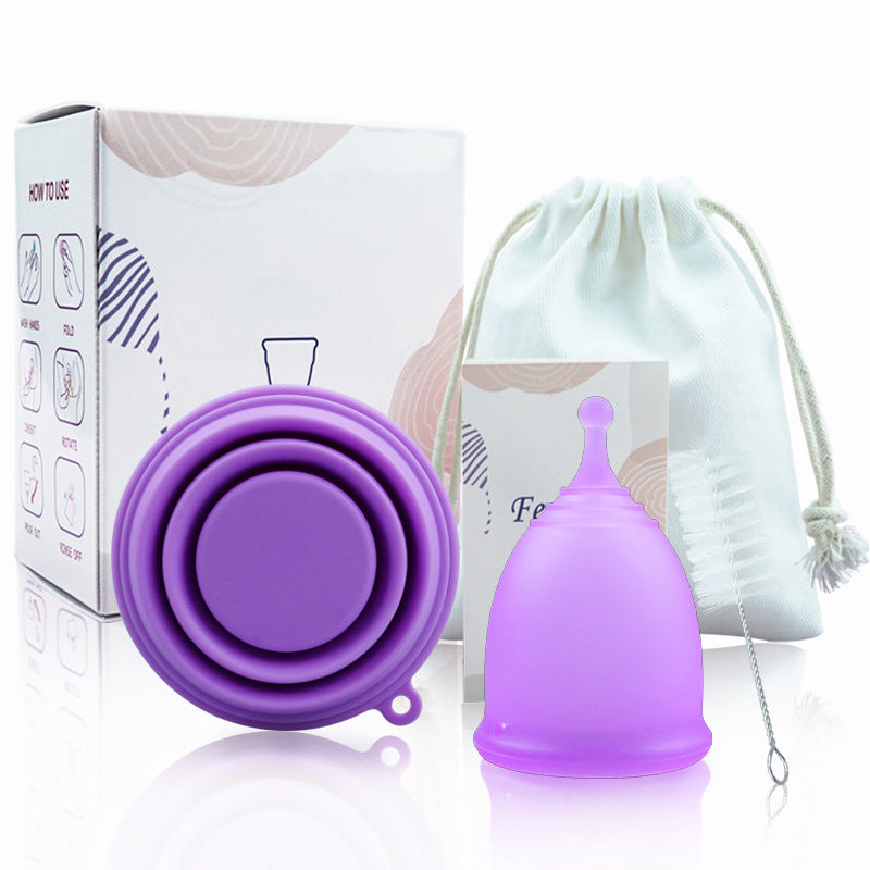 2 Pack Menstrual Cup Reusable Steriliser period Cup