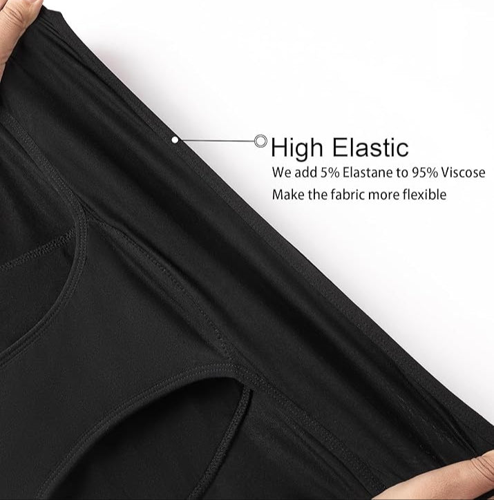 Nylon four-layer menstrual panties heavy flow 3 sets