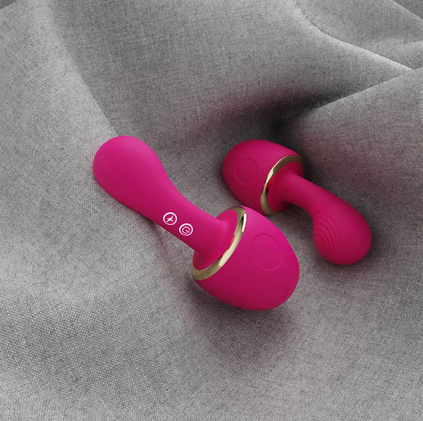 Portable Wellness Massager – Mushroom Shape, 10 Modes, Heating & Skin-Friendly Silicone