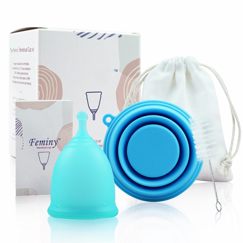2 Pack Menstrual Cup Reusable Steriliser period Cup