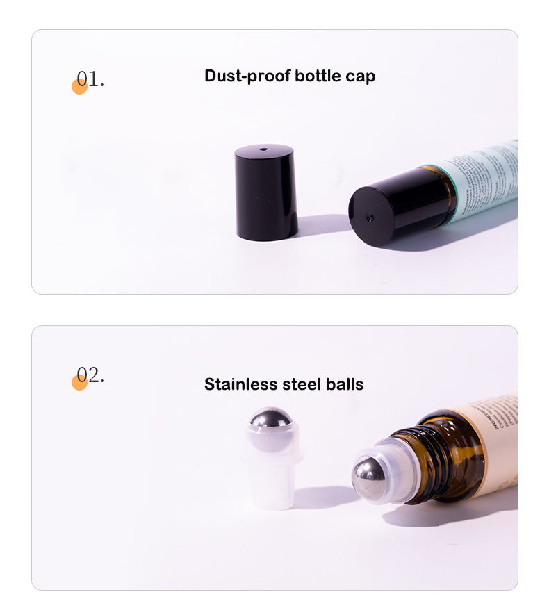 10ml *6 Massage Oils Roller Set, Natural Pre-diluted Essential Oils Roll