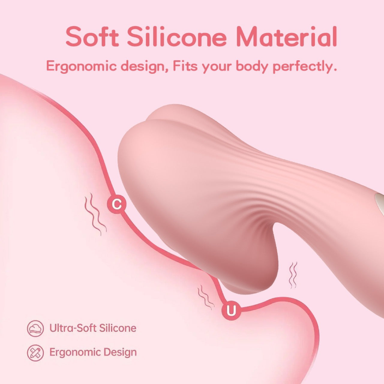 Handheld Wellness Massager – Multi-Speed, Soft Touch, USB Rechargeable