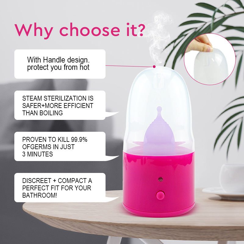Portable Menstrual Cup Cleaner Quick Clean in 3 Minutes