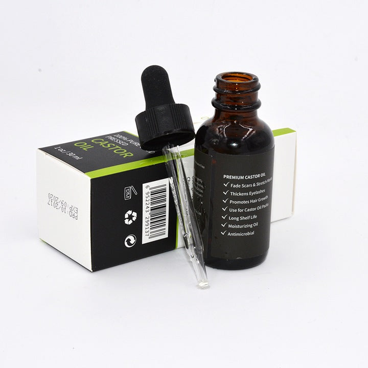 30ml *3 Castor Oil for Hair Growth Eyelashes Eyebrows Message Oils