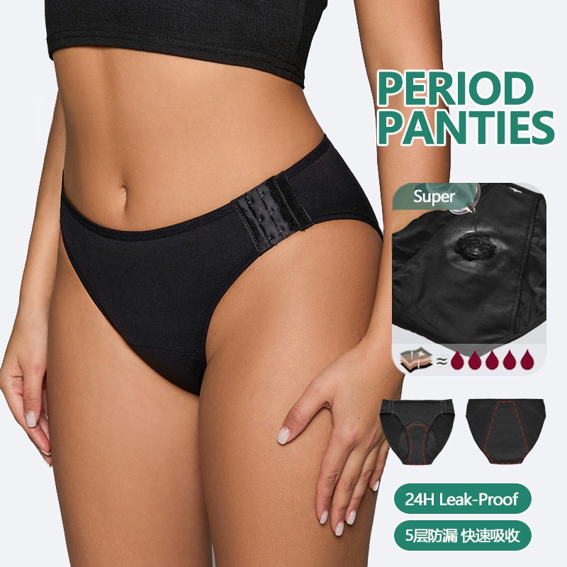 3 Set Eco Friendly Washable and Removable Menstrual Panties Abundant Flow