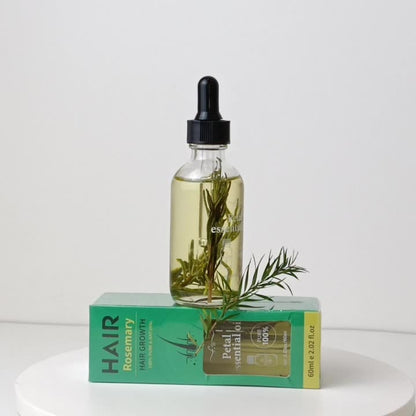 60ml * 3 Rosemary essential oil hair care soft dry hair moisturizing with massager
