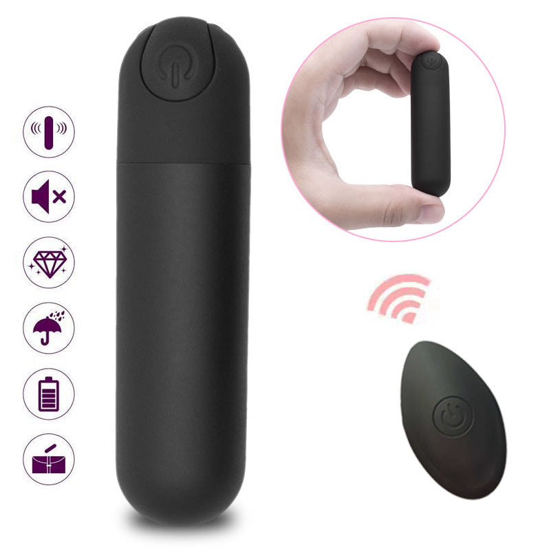 Masajeador portátil inalámbrico con control remoto.