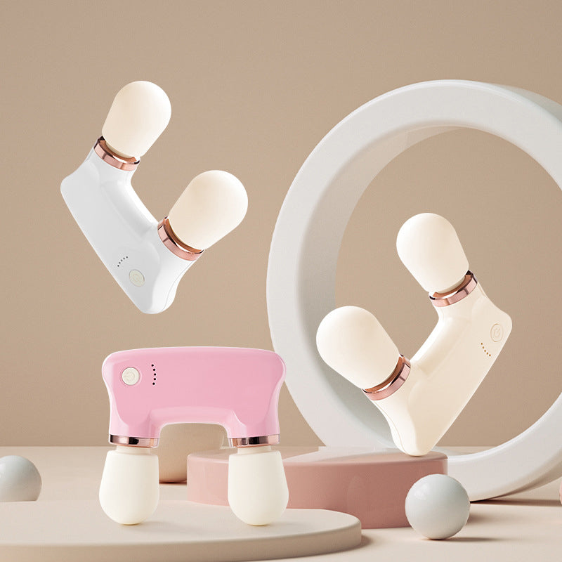 Dual Head Mini Massager - 5 Modes Quiet Operation