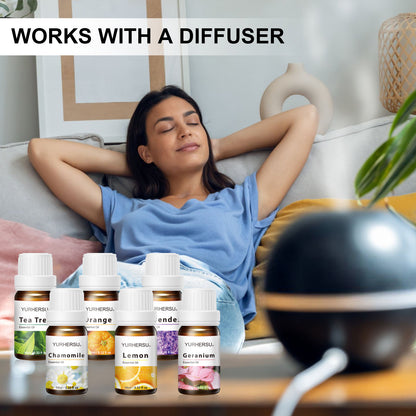 Essential Oils Pure Oils kit- 12 Aromatherapy Oils Gift Set-12Pack, 10ml