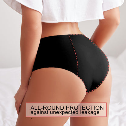 Women's Menstrual Underwear, Leak Proof, 4 Layer Technology Medium Flows 3PCS High waist