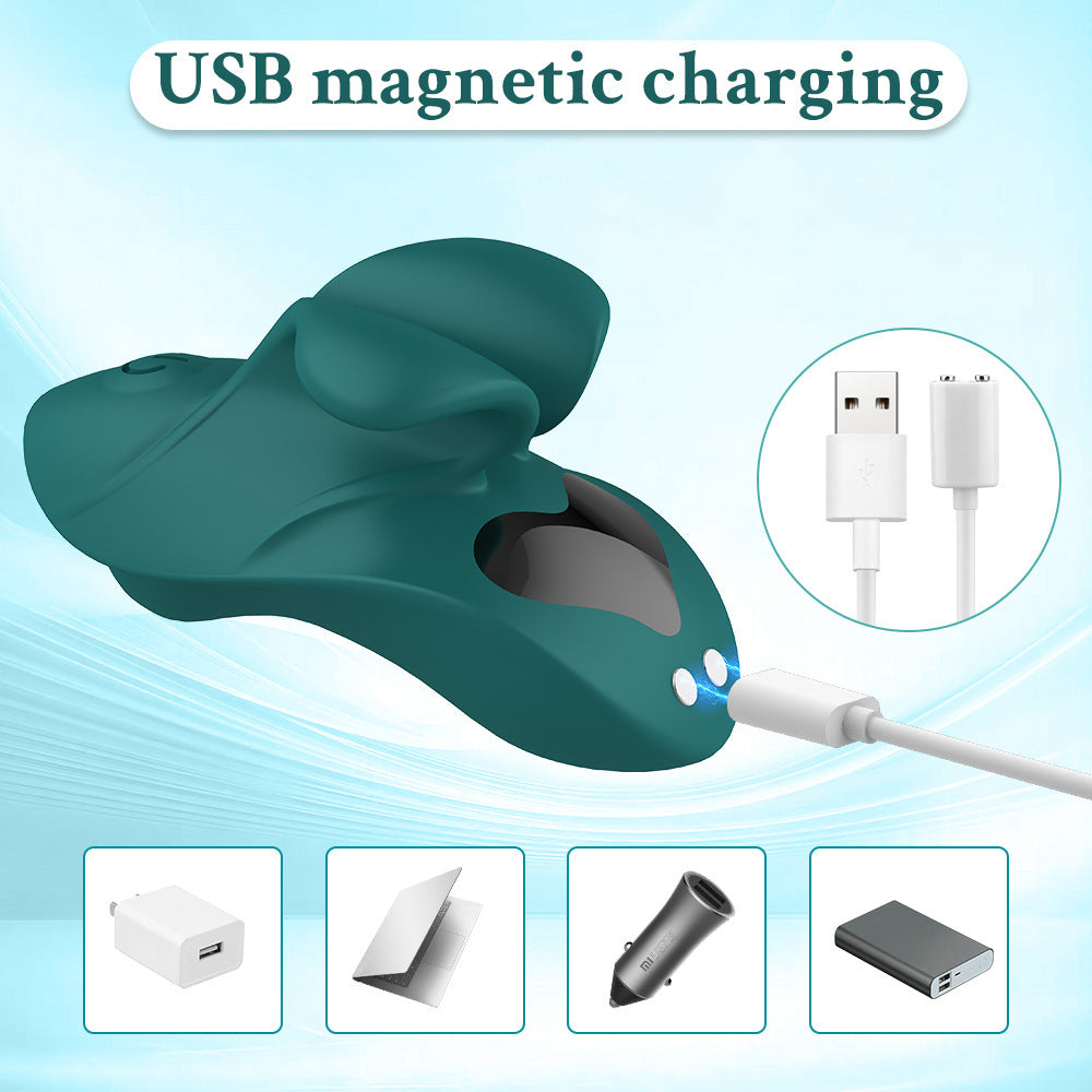 Finger Massage Device – 8-Mode Rechargeable Mini Massager