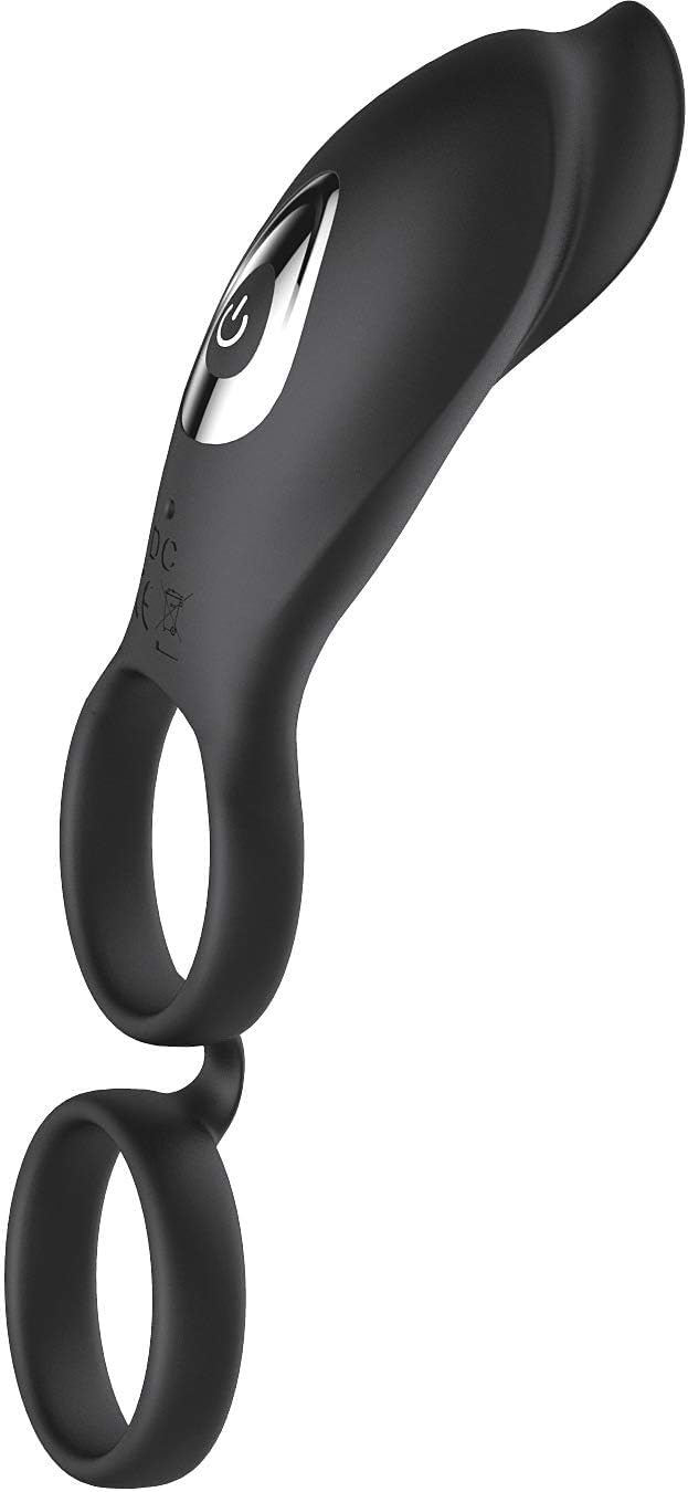 Anillo de masaje inteligente de doble banda: control remoto inalámbrico, flexible y resistente al agua.
