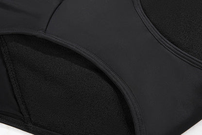 Nylon large size leak-proof menstrual period panties with pocket design 3PCS