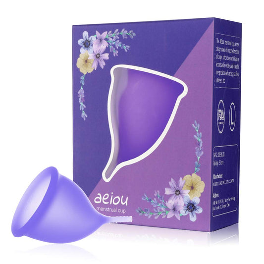 Menstrual cup fits the human body with medical silicone 2pack