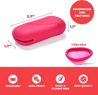 Copa Menstrual Disco de Silicona Extrafina para la Menstruación
