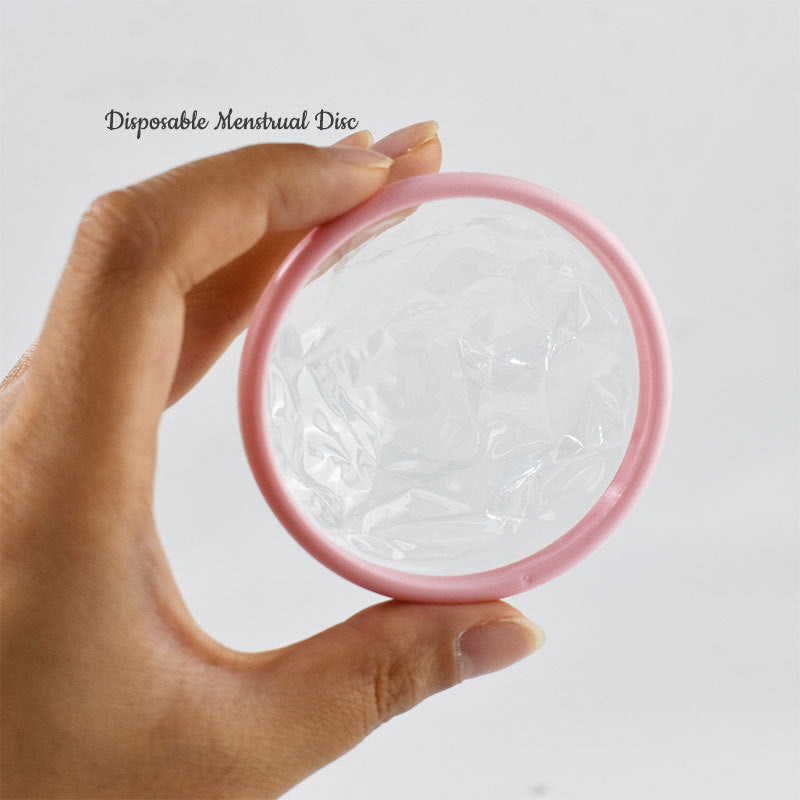 50 PCS Eco-friendly Disposable Menstruales Period Disc  Menstrual Disc Cup Silicone