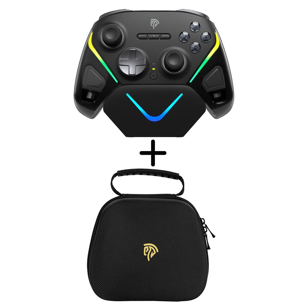 EasySMX D10 Wireless Gamepad Bluetooth Game Controller Compatible with PC/Switch/Phone/Steam, TMR Sticks, Charging Dock