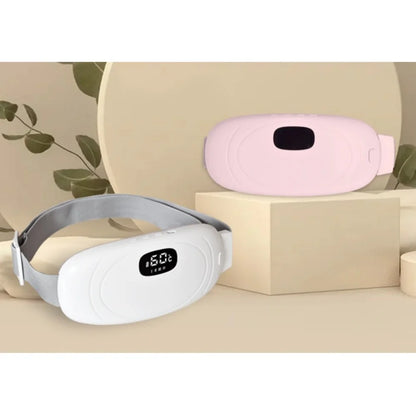 ‌Deep Heating & Vibration Massage Belt - Relieve Period Cramps & Back Pain, Portable Waist Support