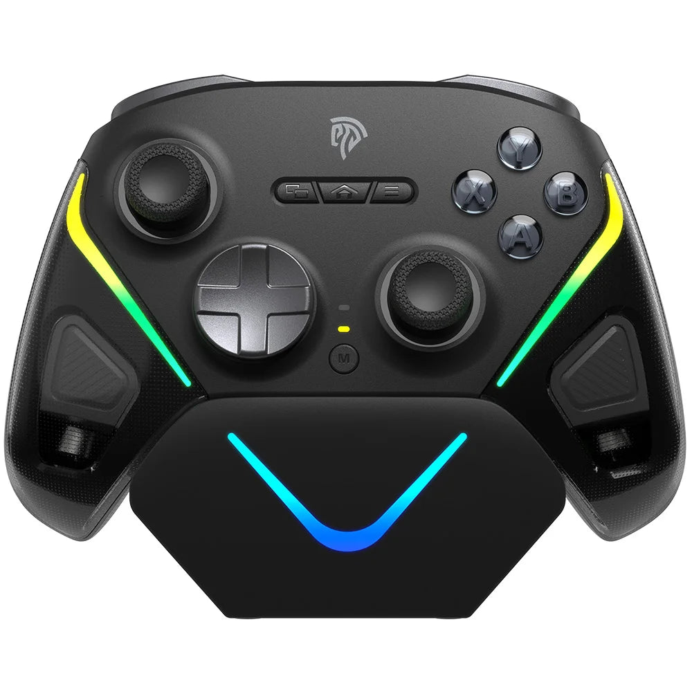 EasySMX D10 Wireless Gamepad Bluetooth Game Controller Compatible with PC/Switch/Phone/Steam, TMR Sticks, Charging Dock
