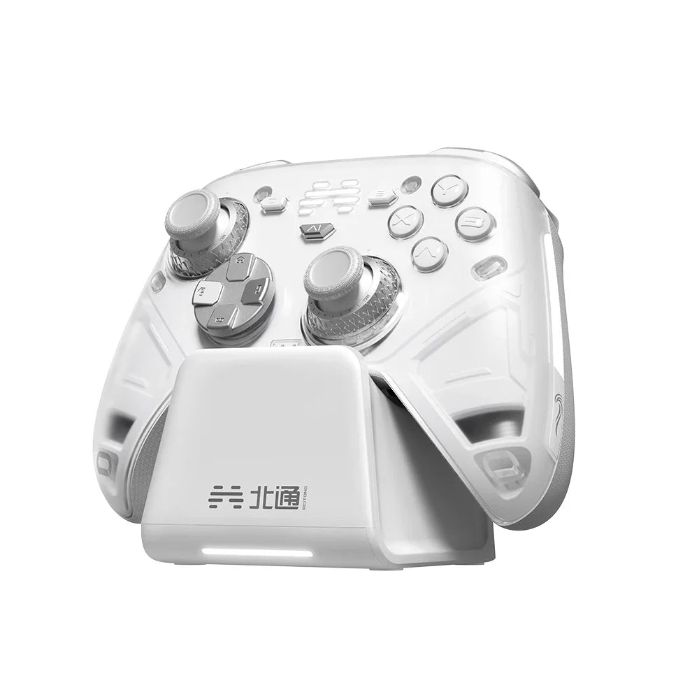 BEITONG KP70 Haptic Feedback Elite Gamepad for PC/Switch/Android/iOS/Steam, Dual Auto-Sense Trigger Wireless Game Controller