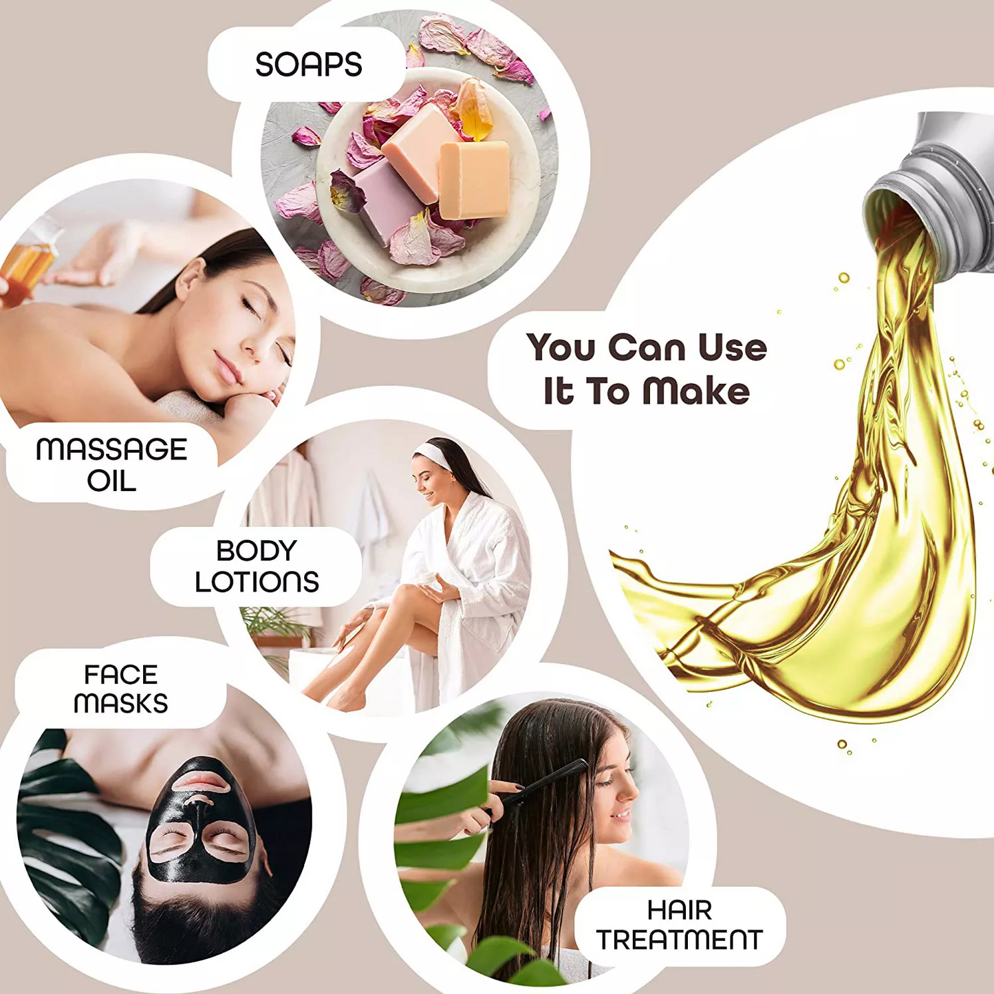 Plant dried flower essential oil skin care essential oil moisturizing
