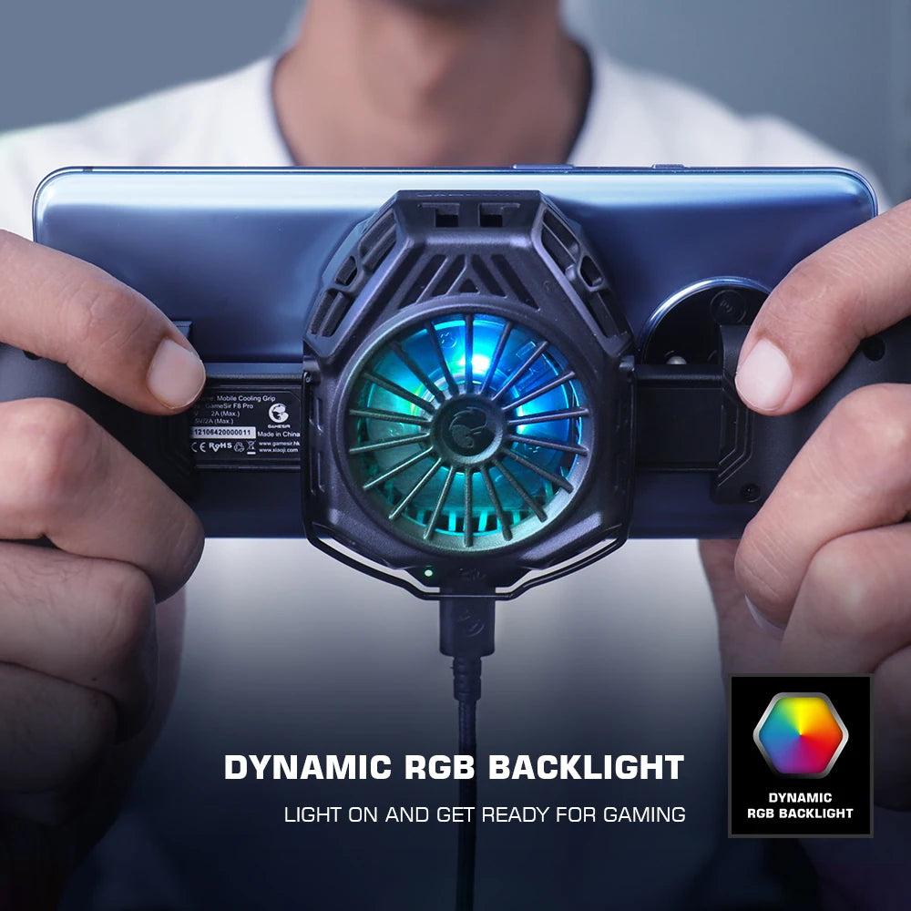 GameSir F8 Pro Snowgon Mobile Cooling Gamepad, Game Controller with Cooling Fan, Smartphone Cooler for Android Phone / iPhone