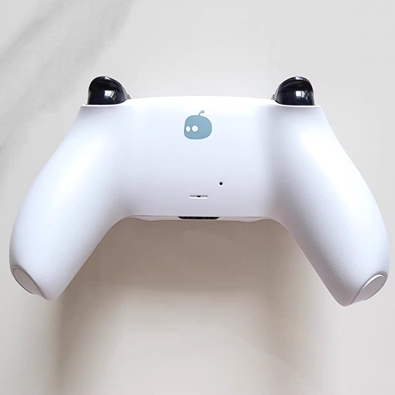 Sony PS5 original game controller modified and upgraded with Hall effect TMR joysticks: Blood Red God of War edition.