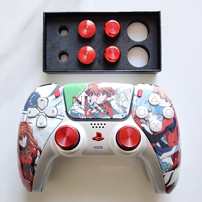 Sony original PS5 game controller upgraded with Hall effect TMR joysticks: EVA Pearl Hikari,