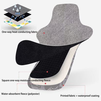 17*20cm reusable menstrual pads One-way moisture-wicking washable sanitary napkins 3PCS