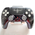 Sony PS5 original game controller modified and upgraded with Hall TMR joysticks: Wind Blade Blood Curse edition.