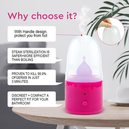 Portable Menstrual Cup Cleaner Quick Clean in 3 Minutes
