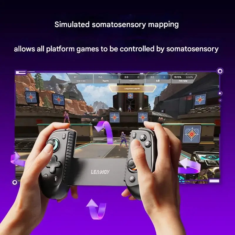 Leadjoy Blade Plus Mobile Phone Stretch Game Controller Wireless Bluetooth PC Tablet Switch2/PS/Xbox/NS2 Dual Hall Somatosensory