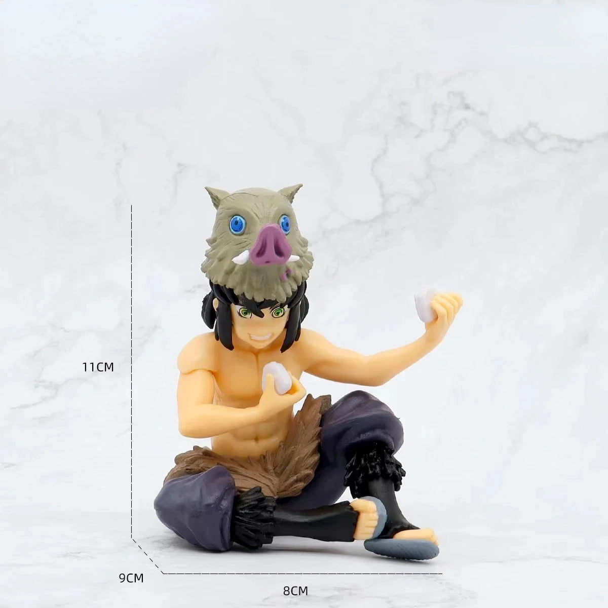 *Hot sale Anime Demon Slayer Figure Kamado Tanjirou Nezuko Sitting Posture Action Figure PVC Model Doll Collection Toy Gift Kids