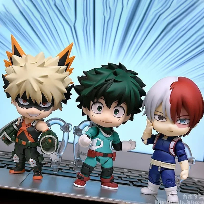 #686 My Hero Academia Midoriya Izuku Anime Figure #1112 Todoroki Shouto/Bakugo Katsuki Action Figure GSC Q Version Model Toys