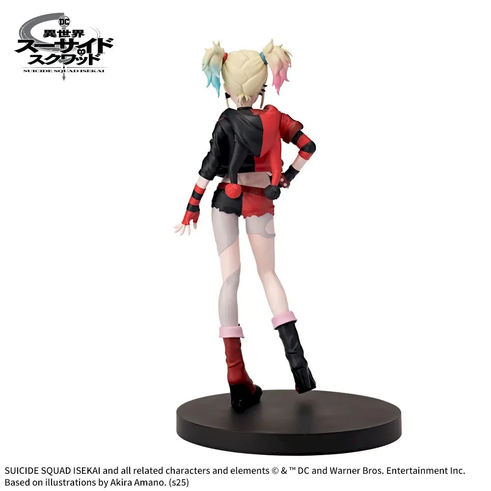 In Stock SEGA Original Genuine Anime Suicide Squad Isekai Desktop×Decorate Collections Harley Quinn Joker 16cm Model Toy Figures
