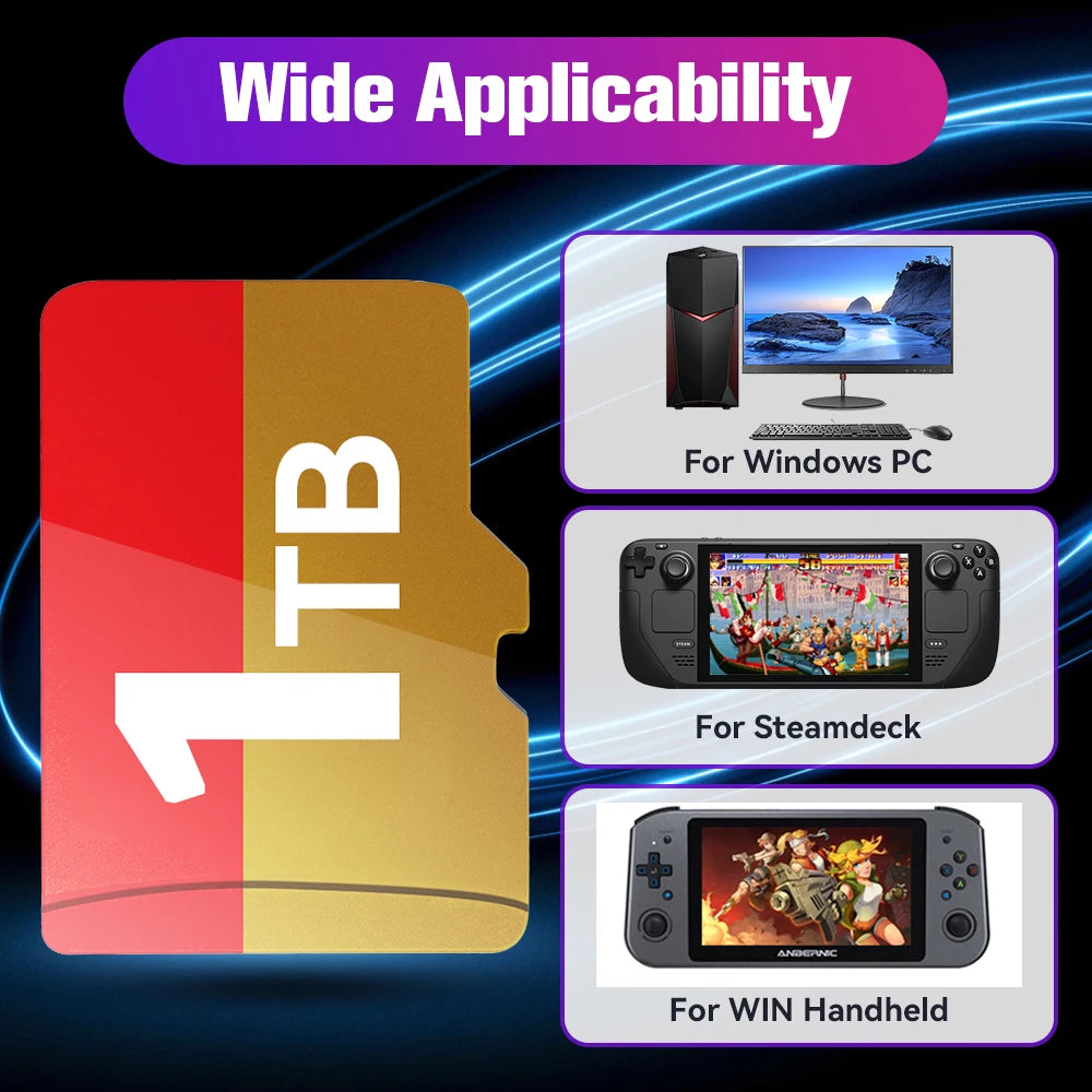 1TB TF/Game Card Batocera OS for Steamdeck/Handheld Game Console/Win PC/Laptop with 61248 Game 70+Emulators for PS3/2/1/PSP/MAME