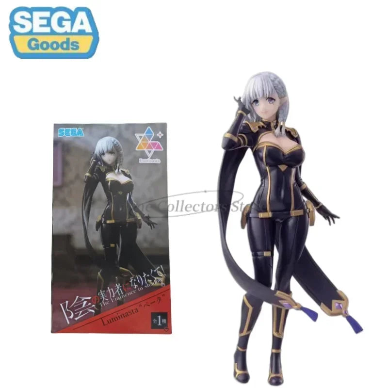 Sega Original Luminasta Anime Figure The Eminence in Shadow Alpha Beta 20CM PVC Action Figures Model Collection Ornaments Toy